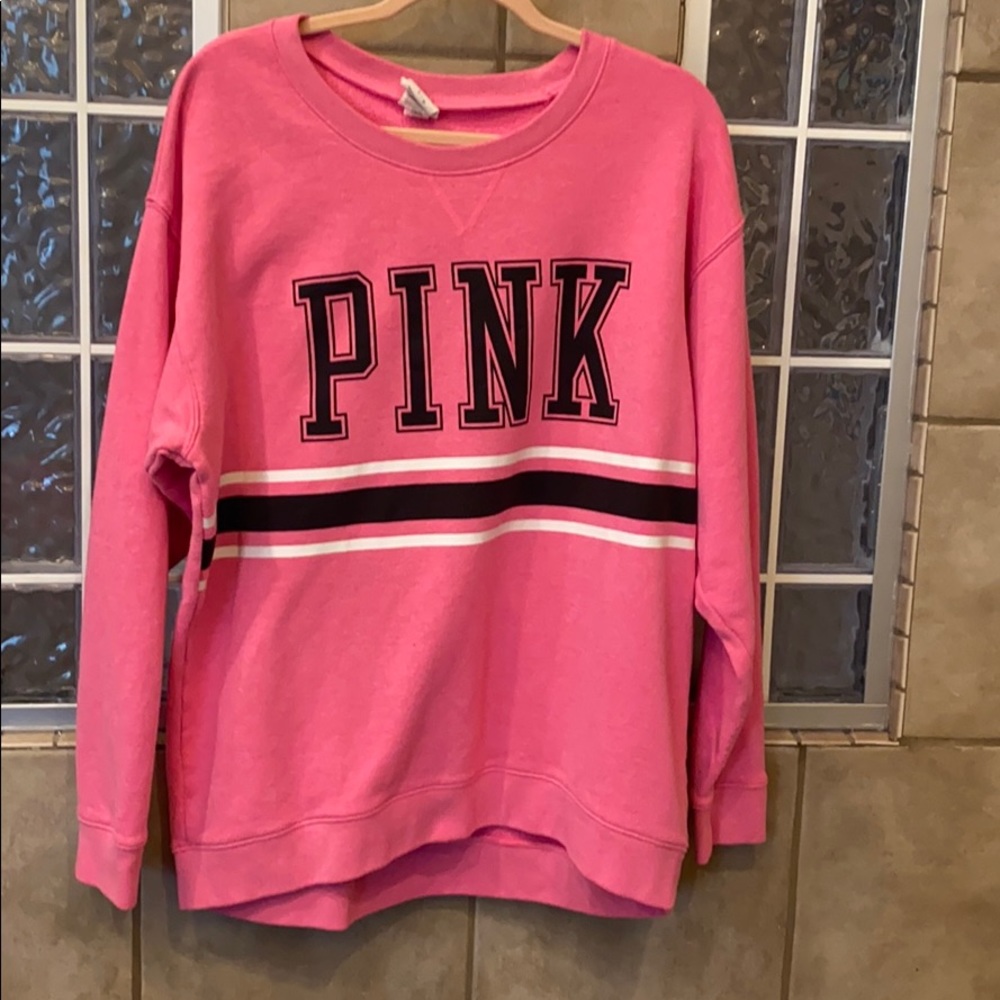 Pink Large VS sweatshirt